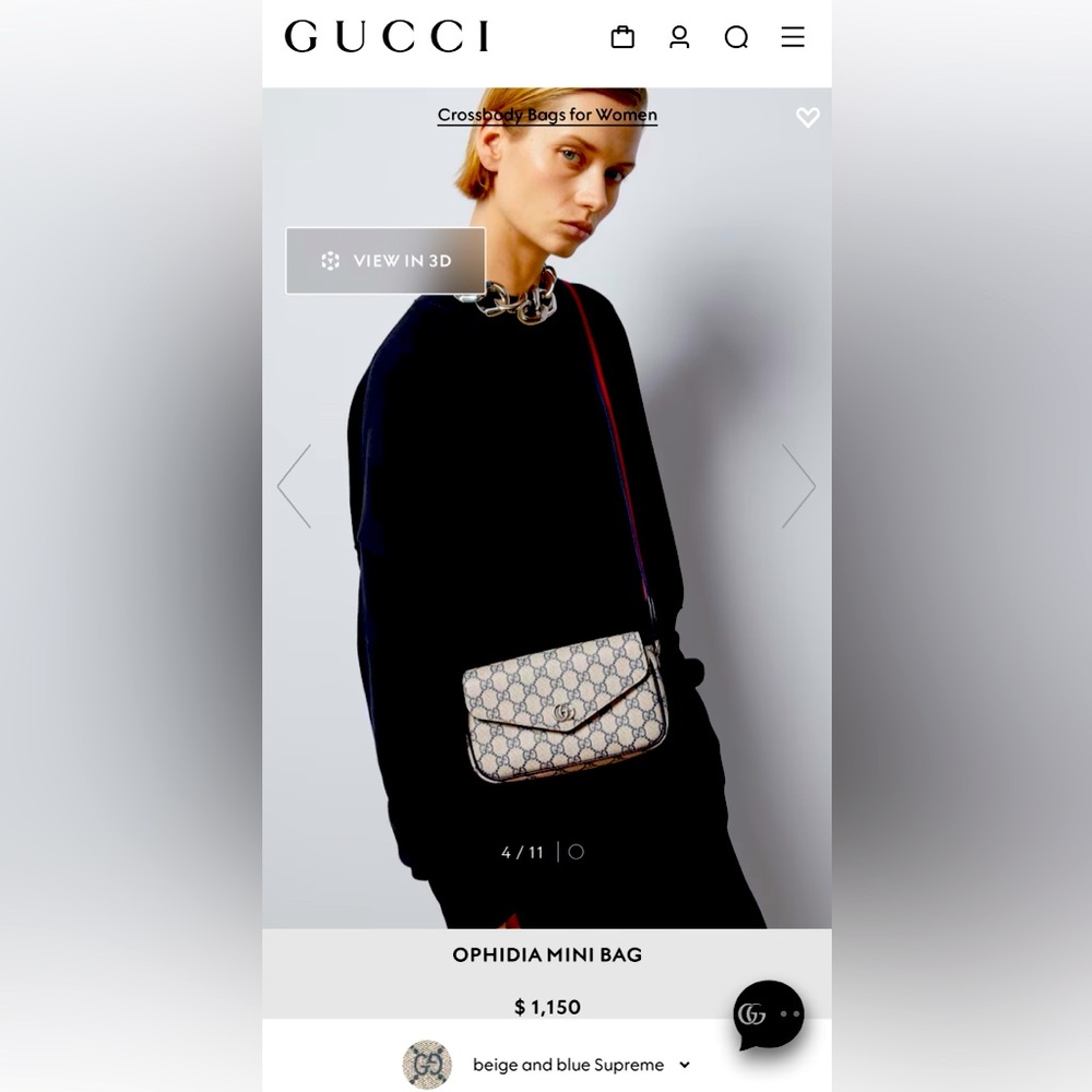 GUCCI Ophidia mini bag Style: 764961FACU34047